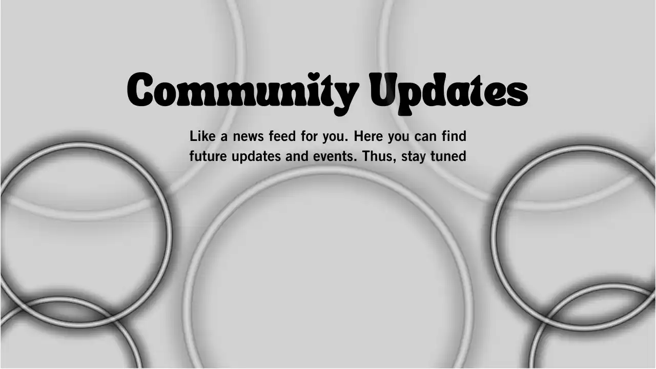 Community Updates